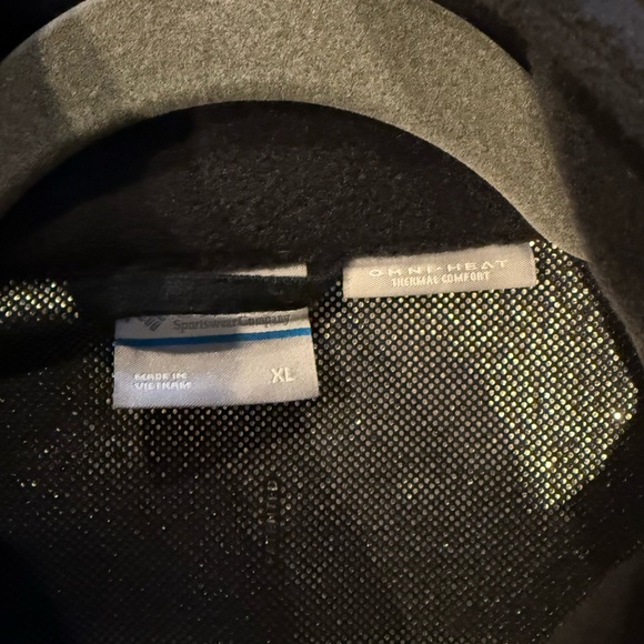 Columbia Black Fleece Jacket Omni-heat - Picture 5 of 6